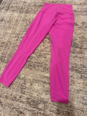 LULULEMON Align leggings (double lined) High Rise 25” Sonic pink Size 6